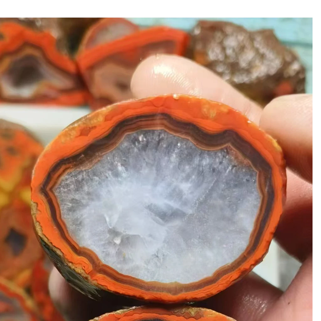 战国红玛瑙原石摆件（切开不退，理性消费）