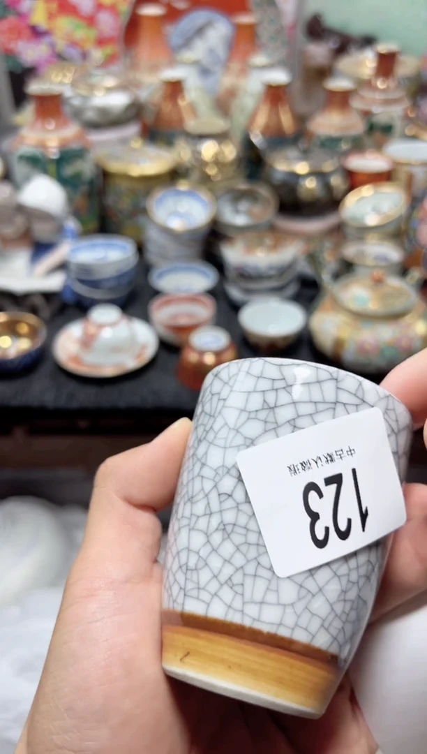 瓷片夏目海外回流瓷器中古品。