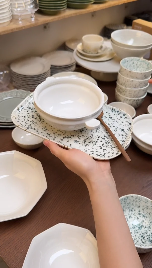 润白凹边系列 4.9英寸双耳碗瑕疵款