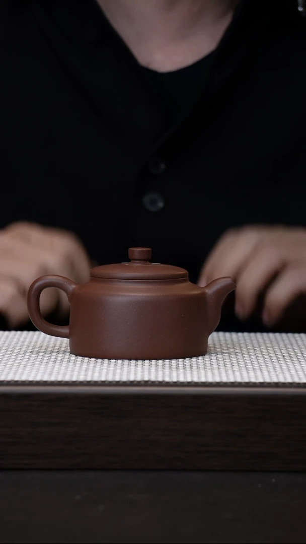 【闪购商品】紫砂茶壶原矿微瑕紫砂壶德中四号井底槽青