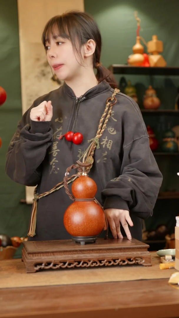 198号精品天然大漆酒葫芦一物一拍~