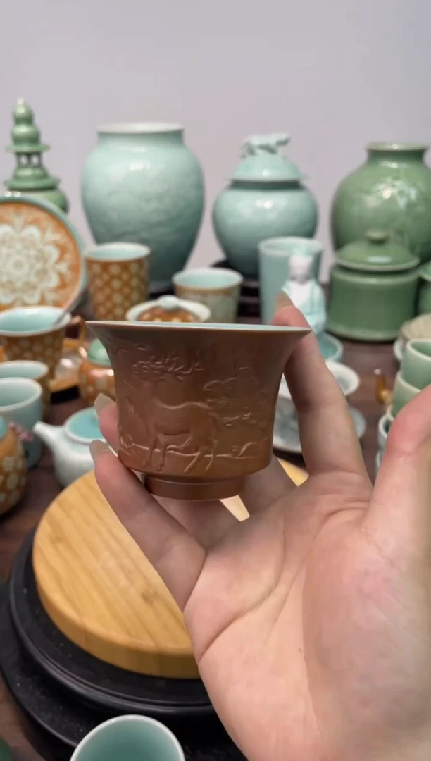 特价福利 微瑕 慧仙青瓷