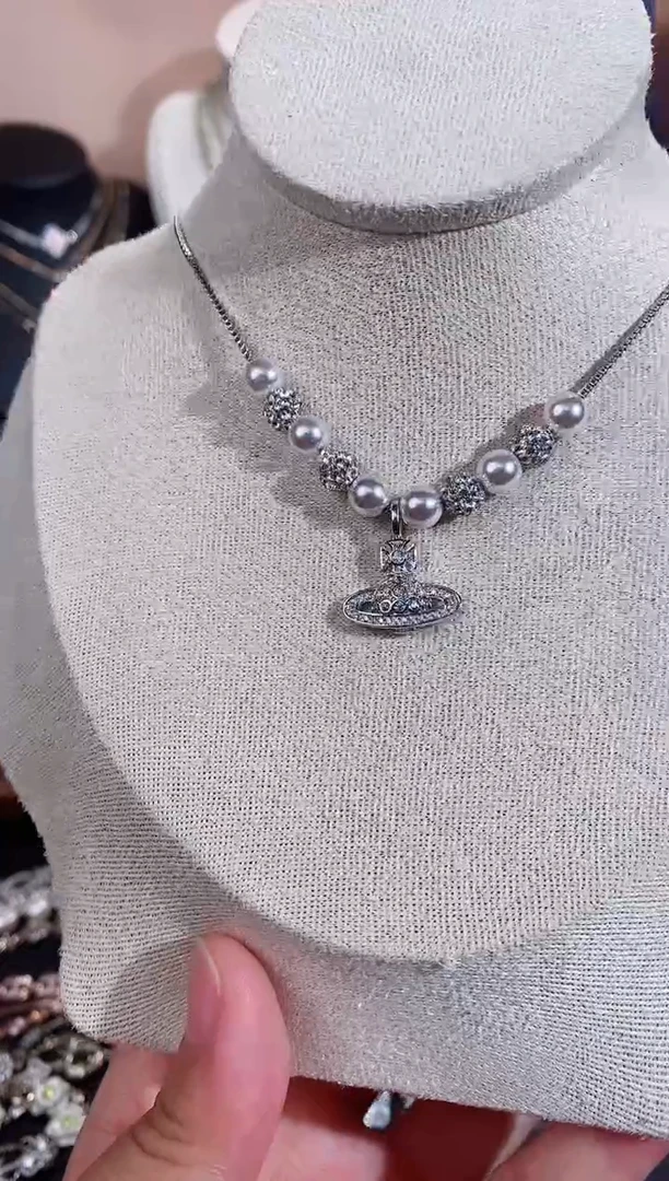 铜合金无925银项链7540