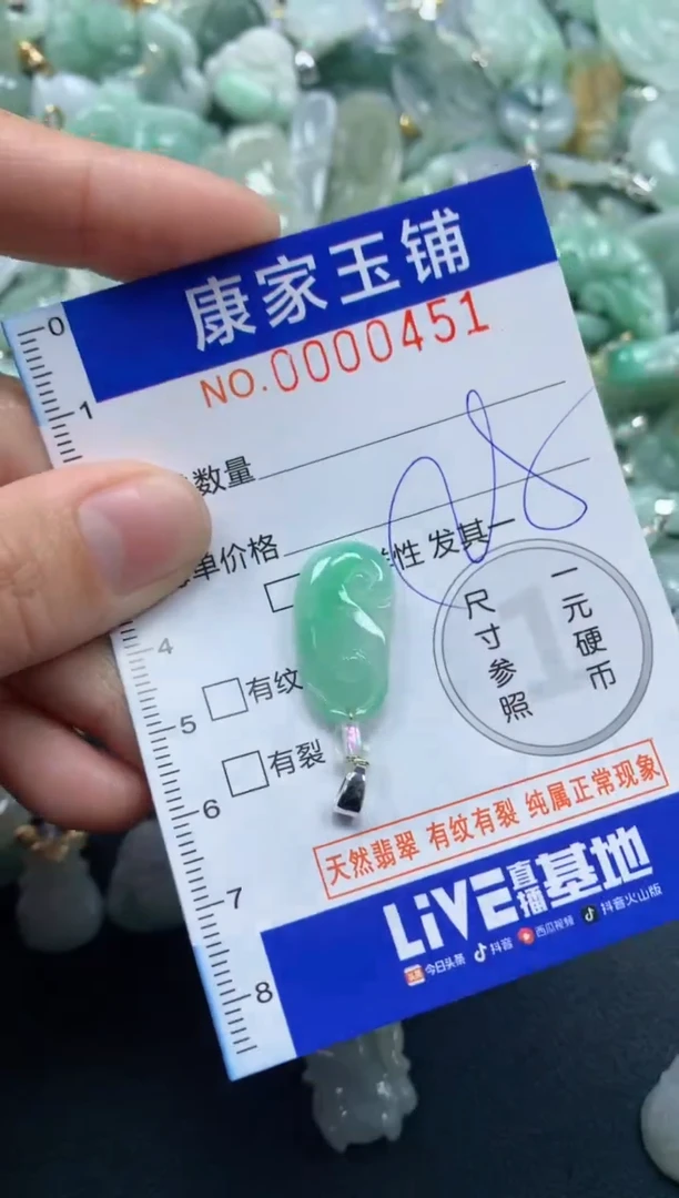 颈饰未镶嵌翡翠451