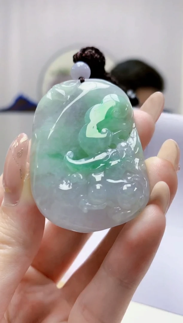 未镶嵌定制翡翠4917jw-毛货挂件50