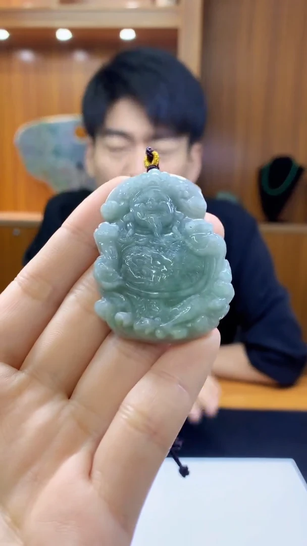 翡翠未镶嵌颈饰1022ry-jj挂件3