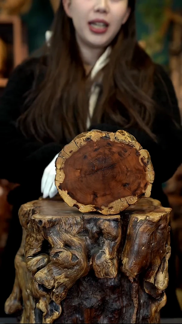 木用****1雷击枣木底座