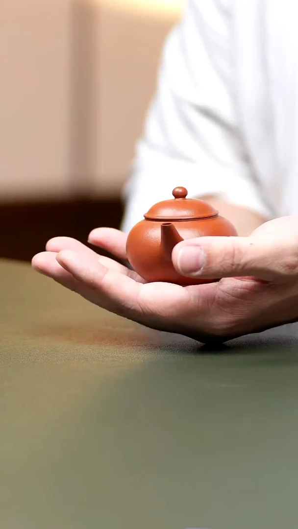 茶壶紫砂五堂 孟臣水平-朱泥
