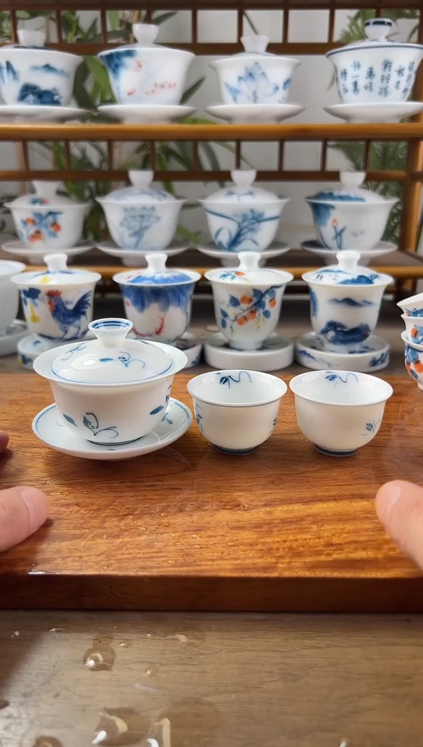 微瑕玉兰80ml三才+美人杯2个