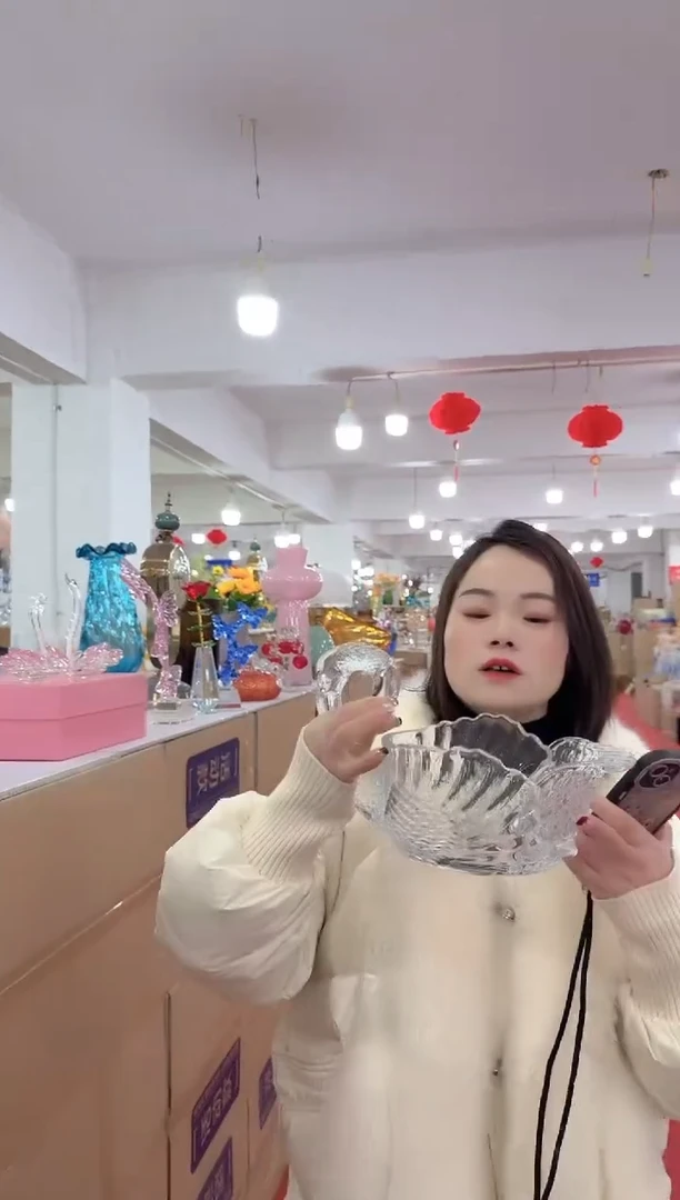 【闪购商品】无铅玻璃甄选花器-j-早7