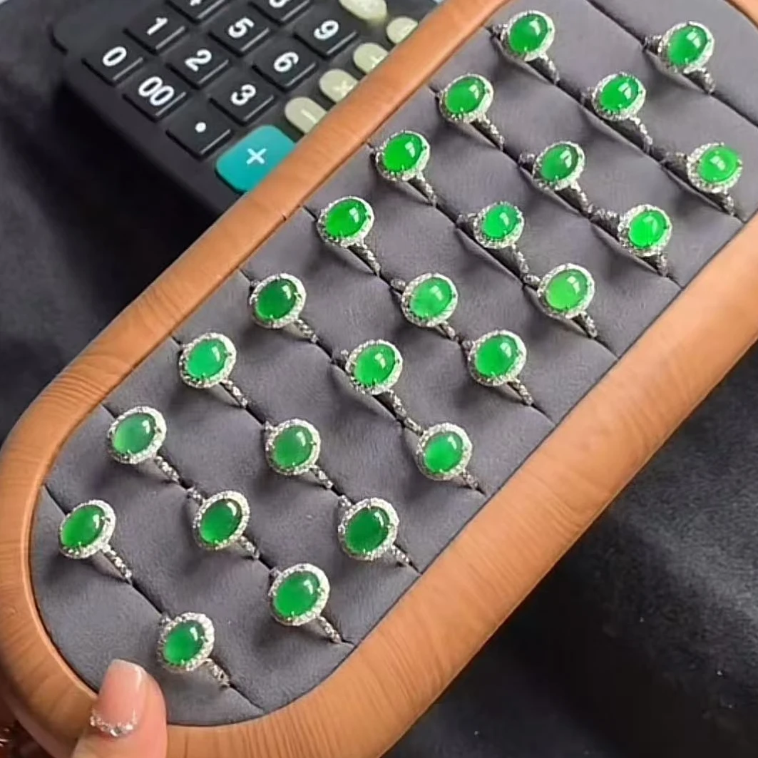 【逍遥】天然A货翡翠戒指*5919/187/多样性发/1件