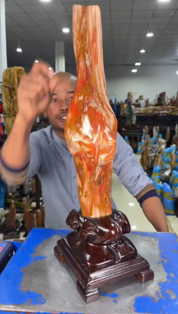 【闪购商品】硅化玉摆件未镶嵌92