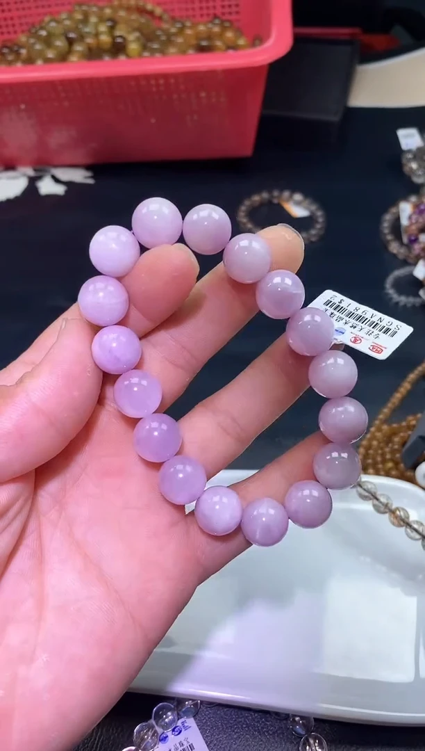 紫锂辉单圈锂辉石未镶嵌A008-多样性发其一