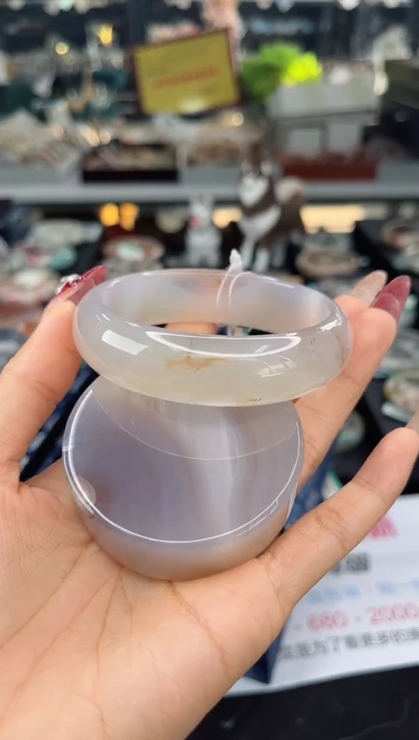 【闪购商品】石英质玉手镯未镶嵌60圈口（赠品镯心）36666705