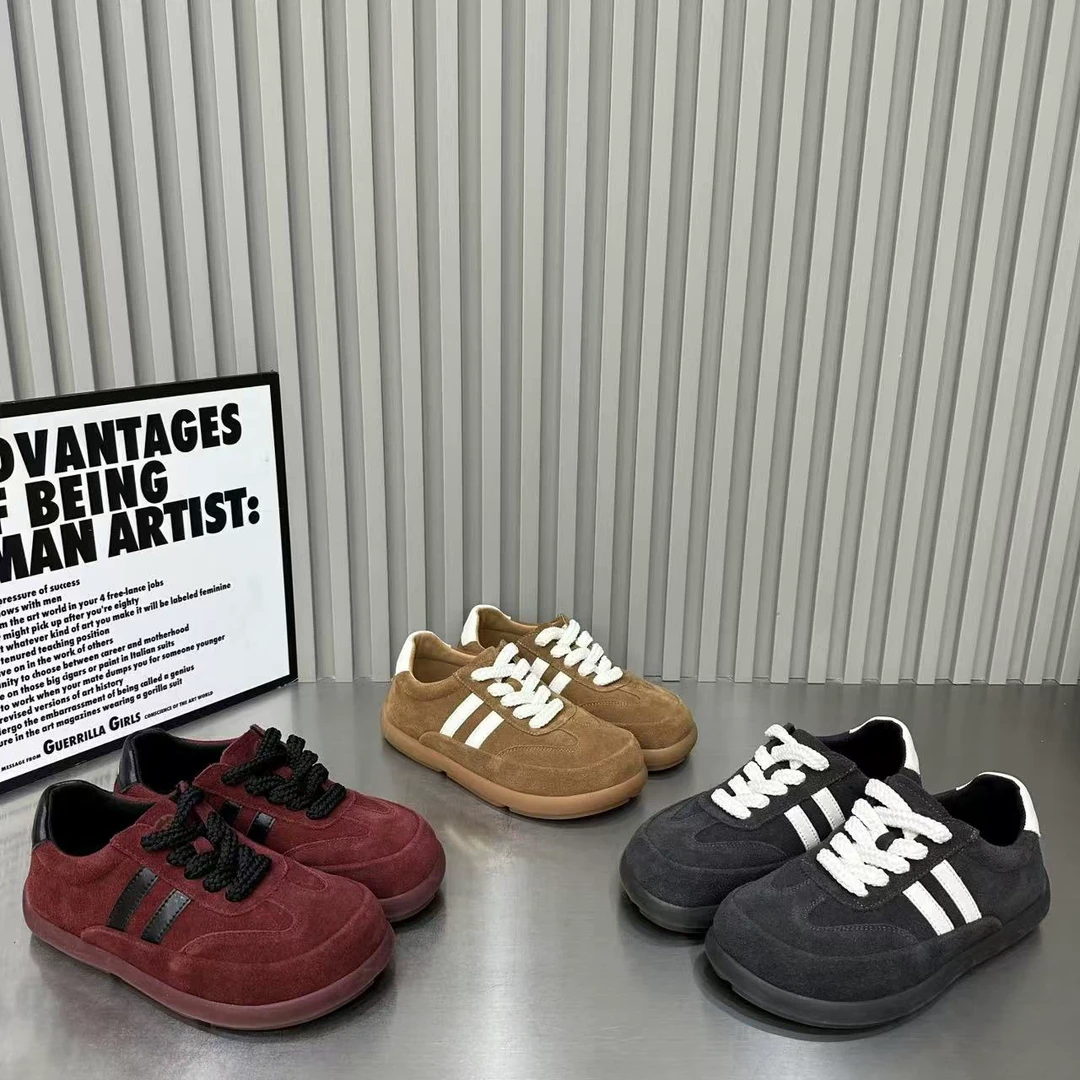 727时尚休闲鞋系带时尚防滑软底运动韩版低帮复古舒适