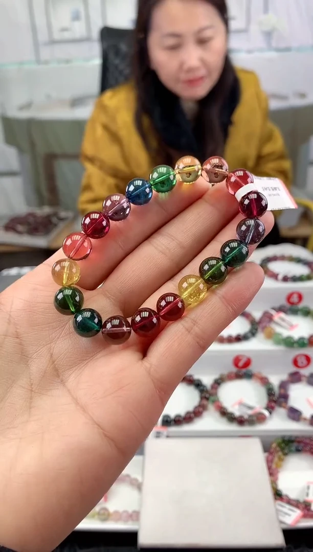 未镶嵌手串碧玺多样性发一条