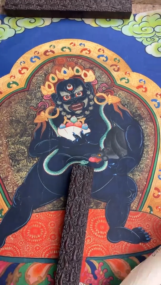 装裱画澄空梵像高端精选链接W950