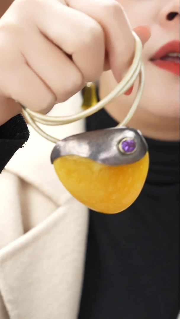 琥珀吊坠(不含链)未镶嵌福利蜜蜡吊坠