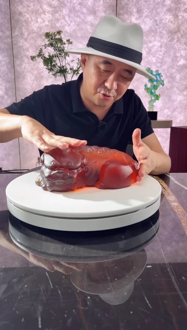 摆件璨石美学蜜蜡卧福貔貅