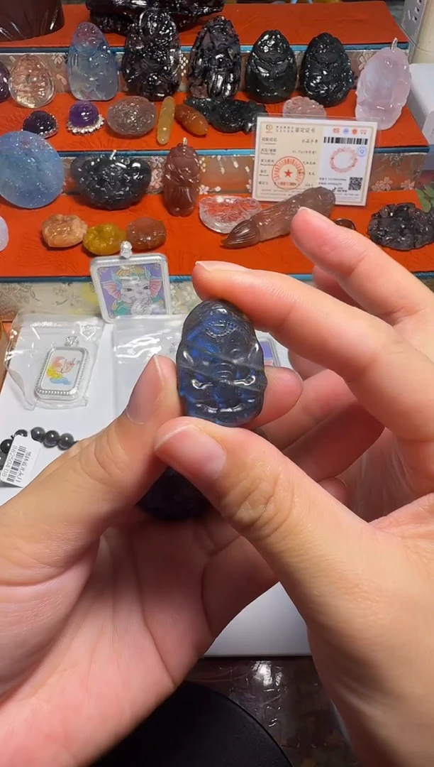未镶嵌珠宝半成品水晶鱼**秒水晶吊坠