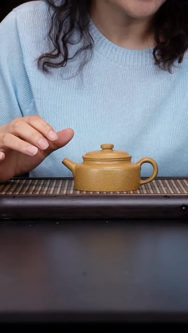 茶杯紫砂德钟壶 五彩本山段