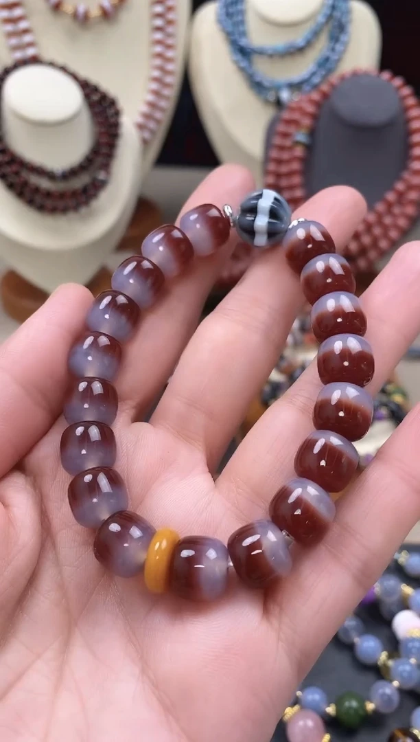 【闪购商品】玛瑙/玉髓手串未镶嵌手串