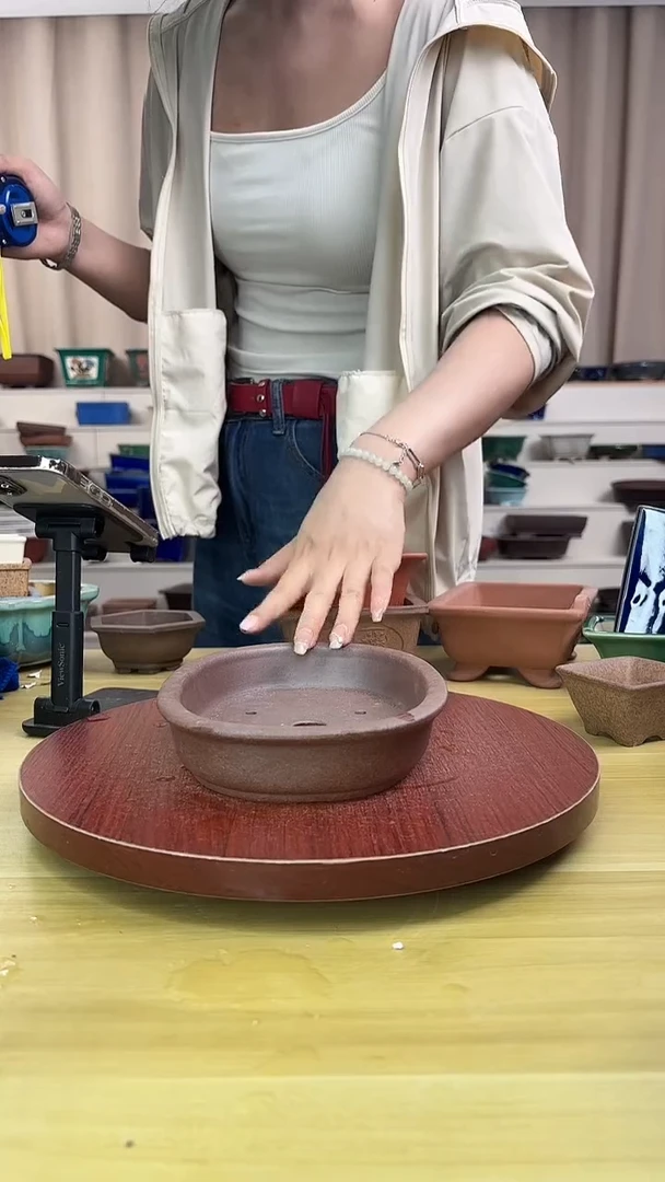 紫砂花盆紫砂花盆微瑕