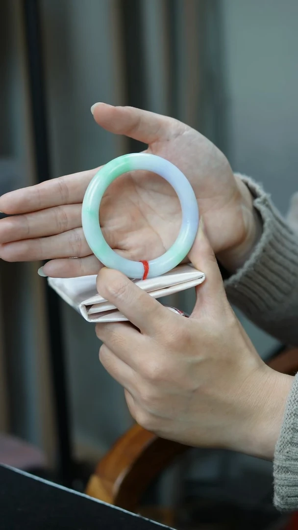 未镶嵌手镯翡翠15号-55.4圆条/MY/3