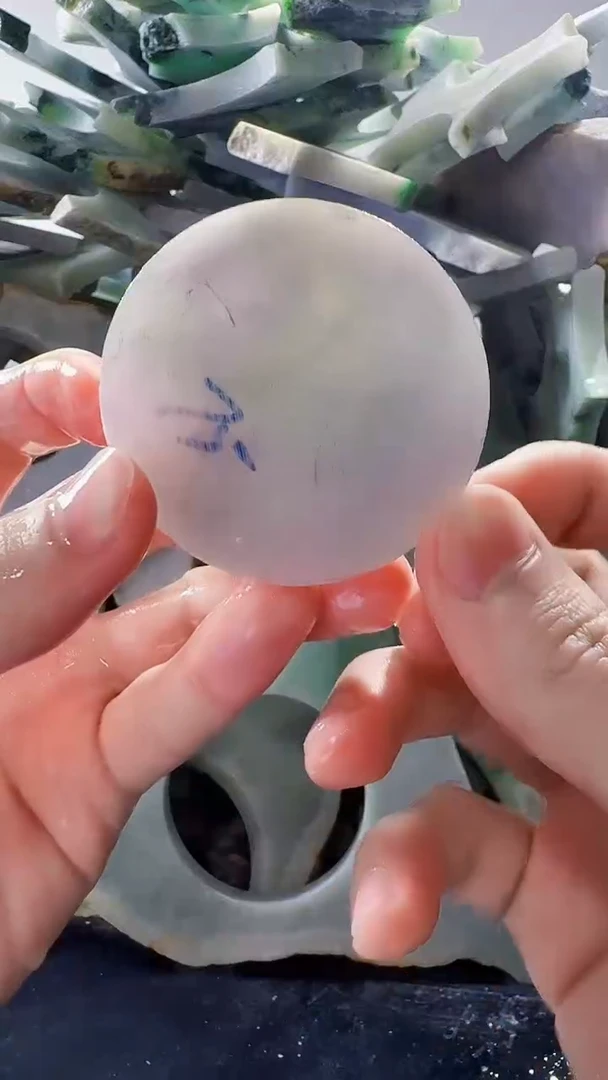 裸石翡翠缅甸翡翠A货文607