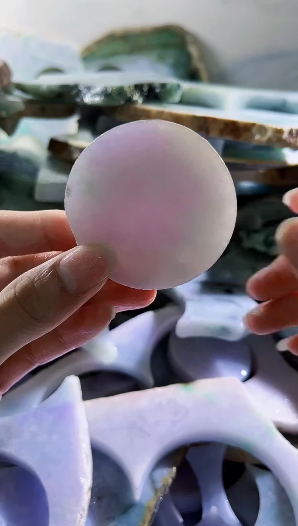 翡翠裸石缅甸翡翠A货陈3189