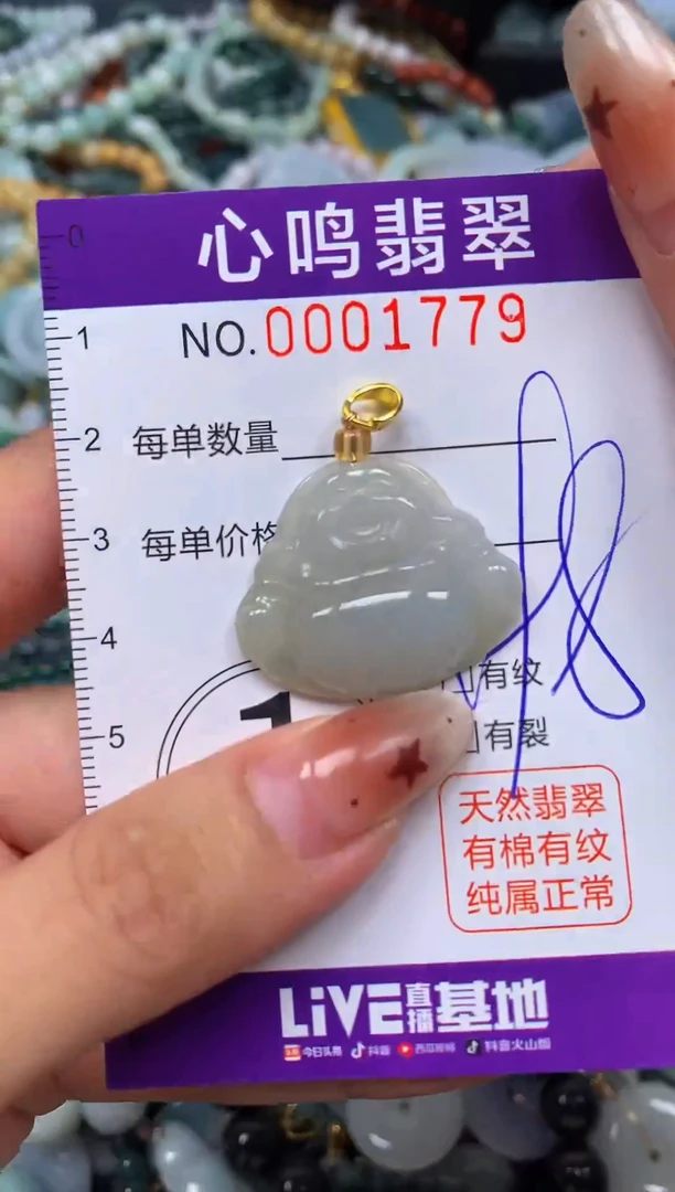 翡翠未镶嵌颈饰闪购001779