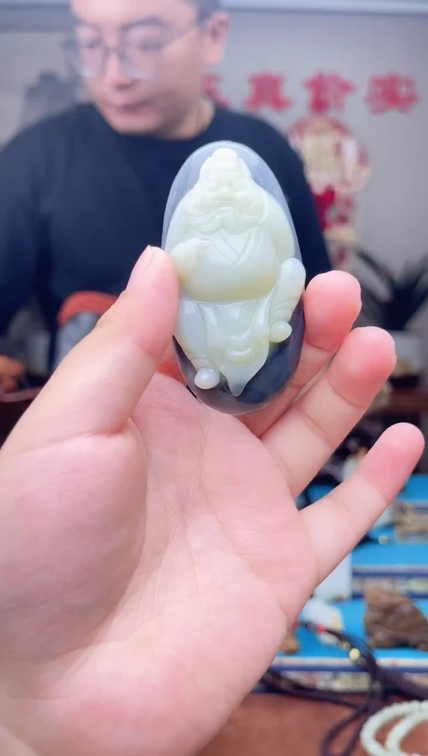 和田玉未镶嵌挂件1