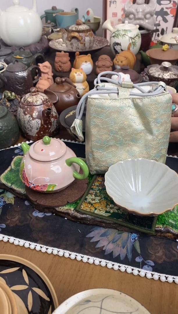 【茶瓷物语】草木灰壶+杯送袋子