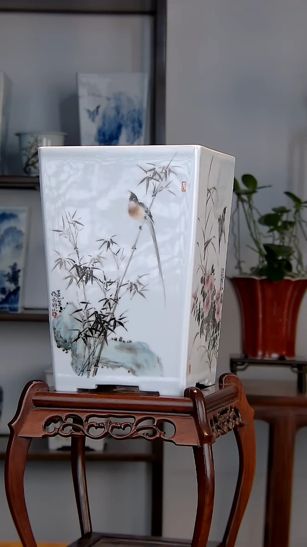 景德镇陶瓷手工花盆