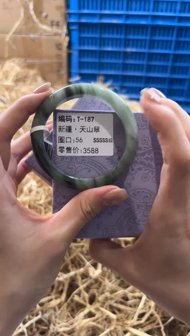 未镶嵌手镯石英质玉T-187