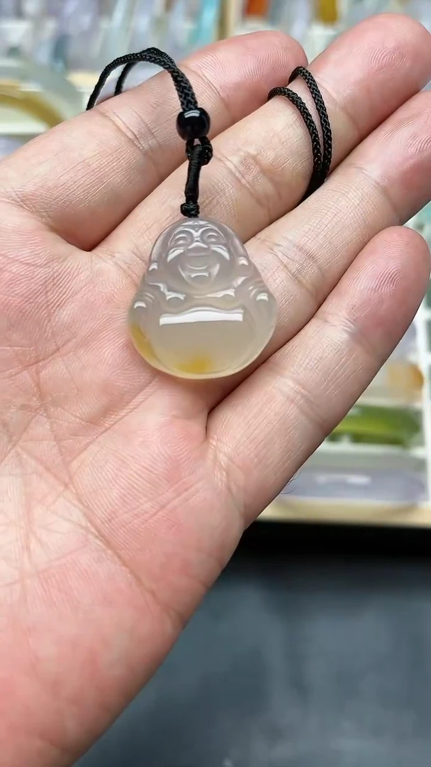 玛瑙/玉髓吊坠(赠链)未镶嵌2