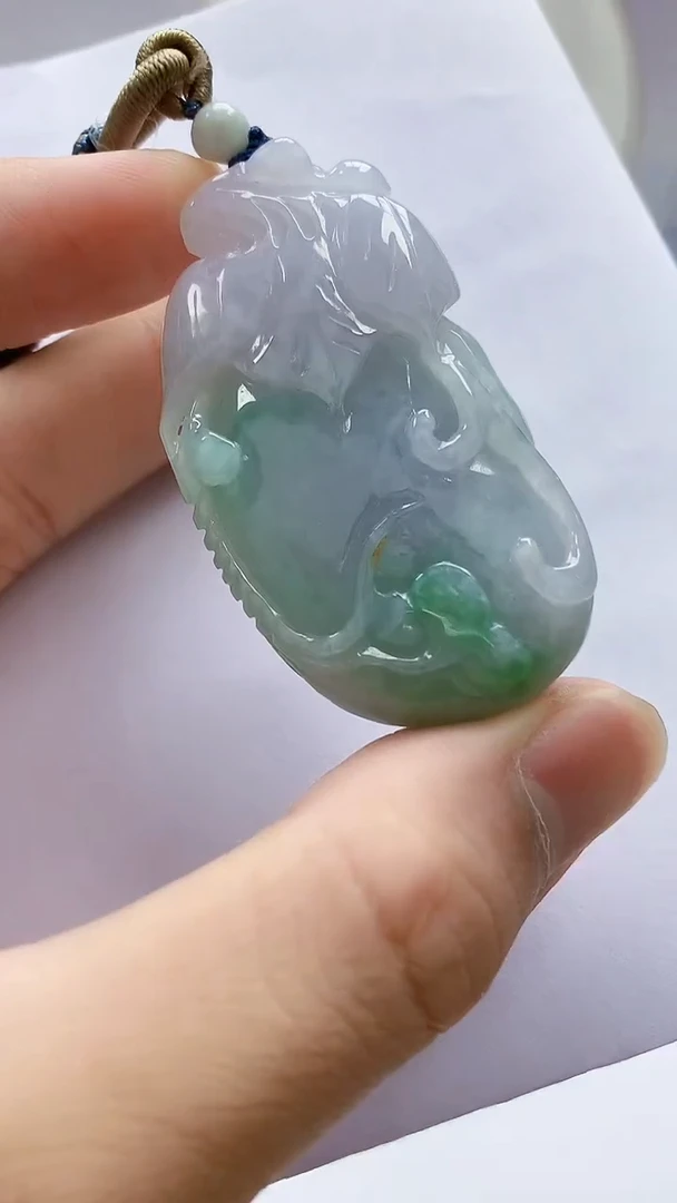 定制翡翠未镶嵌4829bb-毛货挂件70