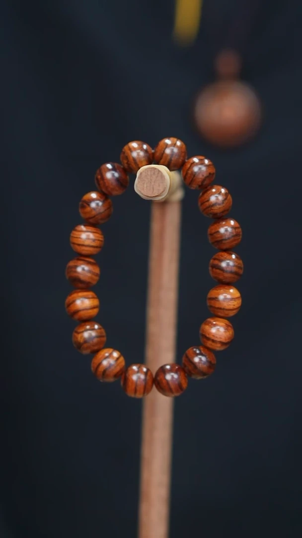 黄花梨/降香黄檀海南黄花梨1.0手串文玩手串（78）