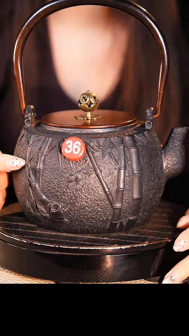 手工壶日本回流砂铁壶煮茶煮水-红36