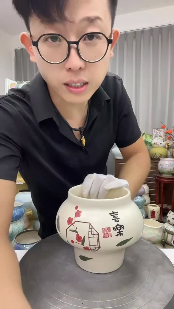 陶瓷花盆 9.8  直播链接
