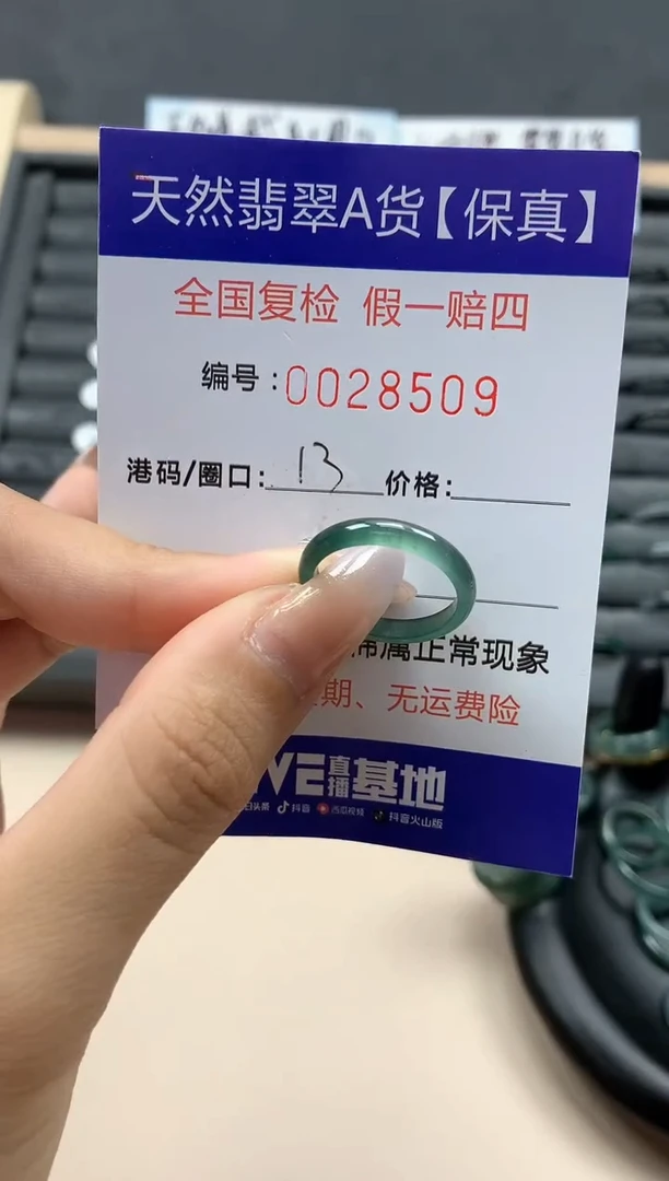 【闪购商品】翡翠戒指未镶嵌天然28509