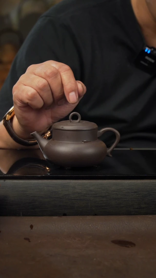 茶壶紫砂12，黑兔，紫砂壶