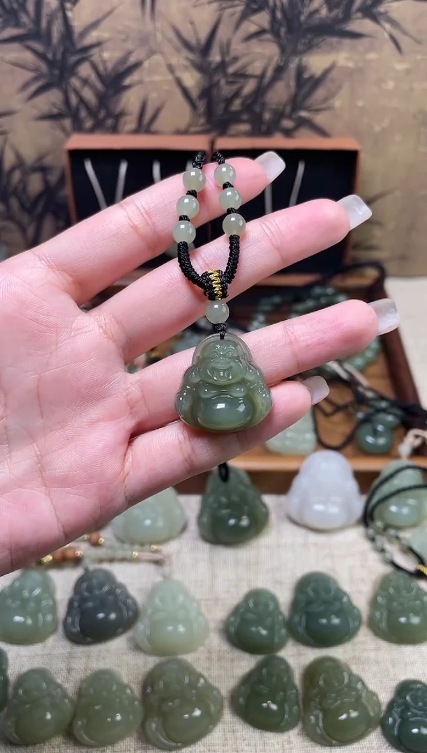 和田玉未镶嵌颈饰25