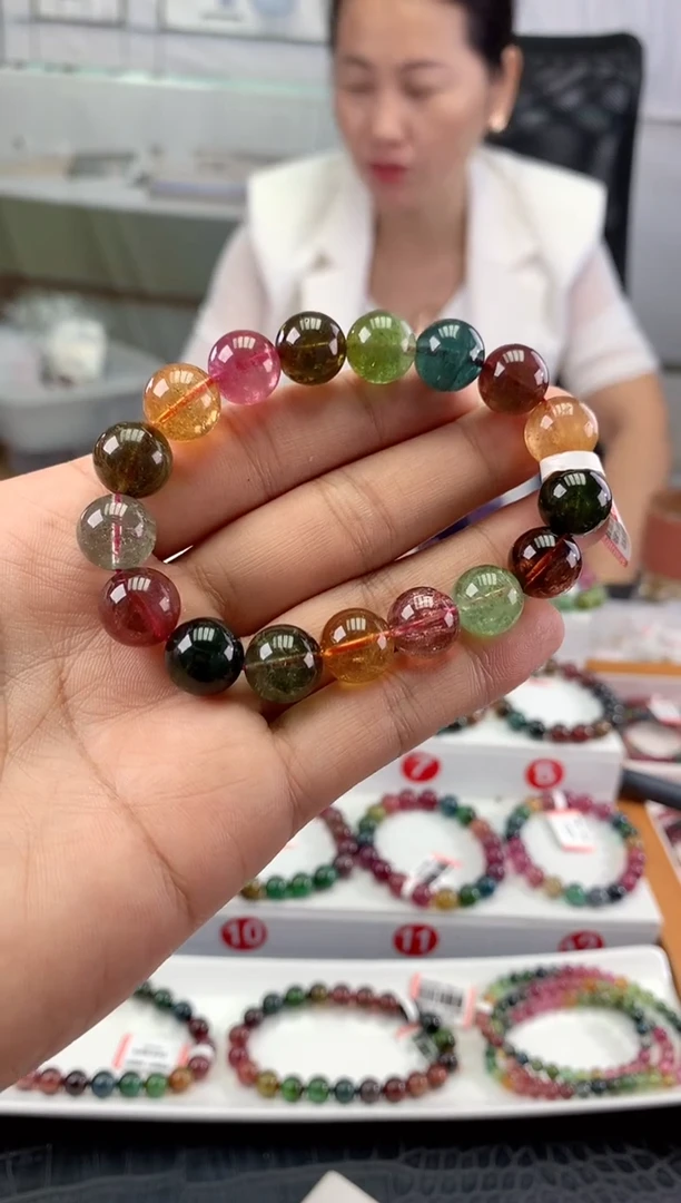 未镶嵌手串碧玺多样性发一条
