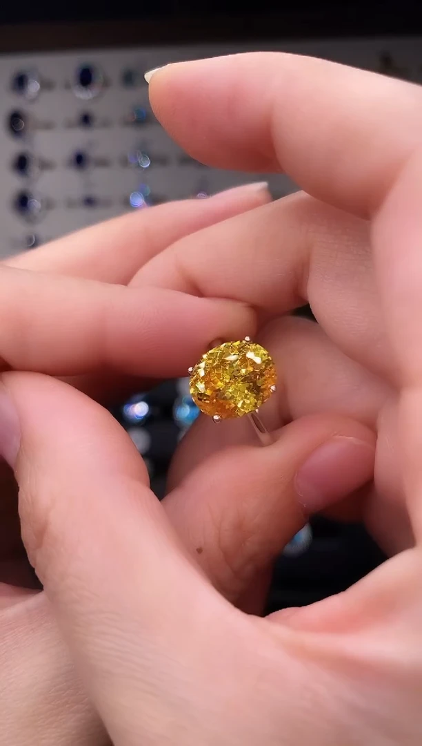 10克拉碧玺（处理）欧美风戒指