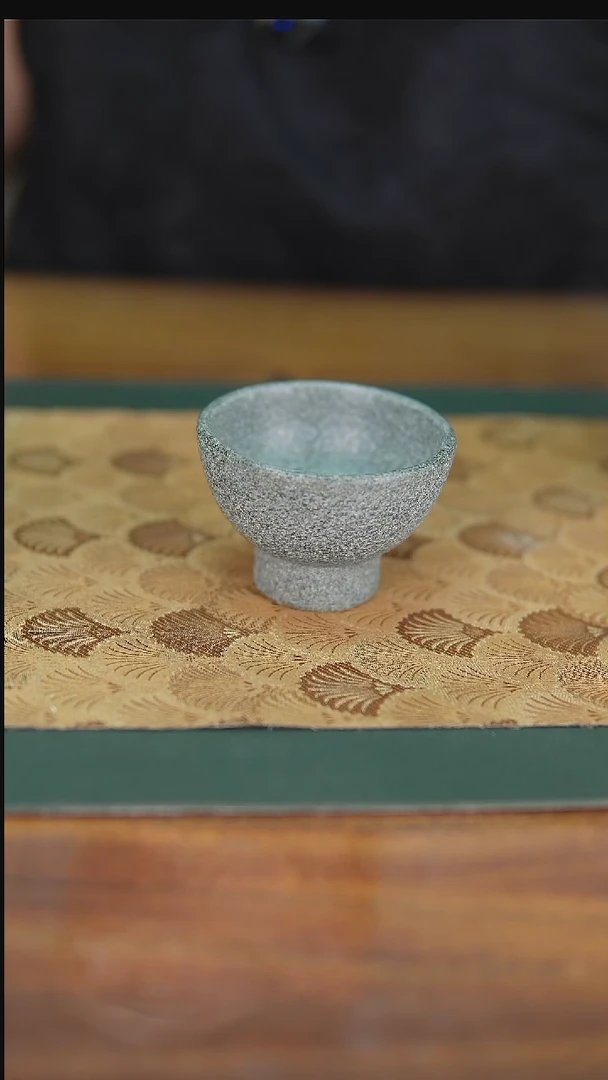 石石刻刻天然青石杯