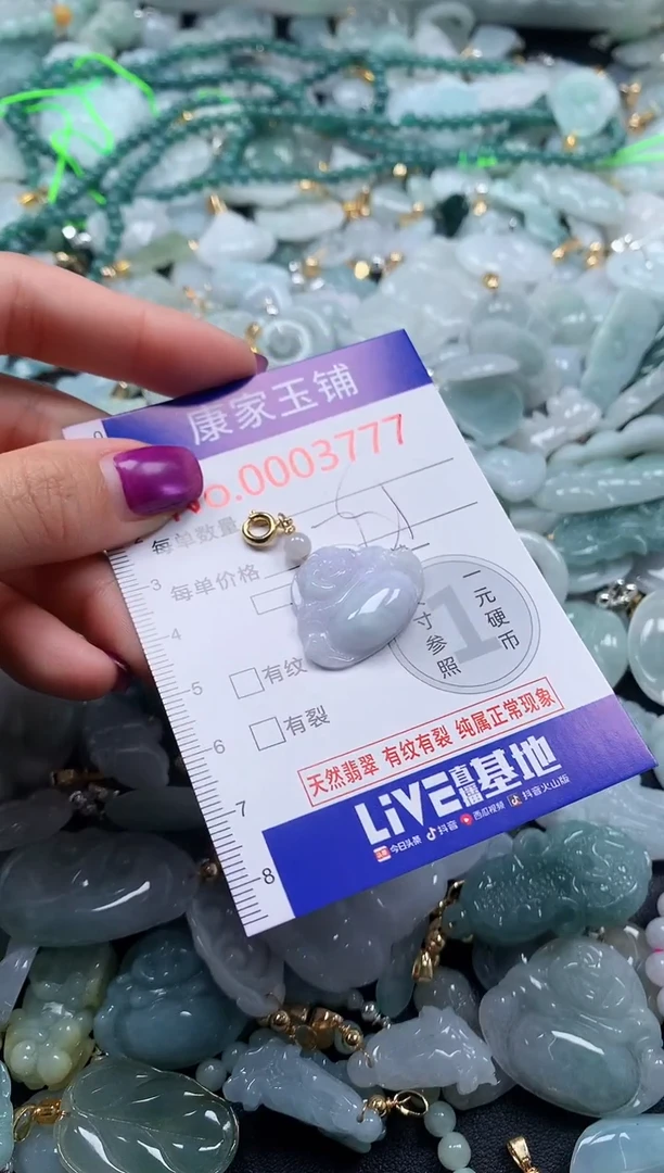 颈饰未镶嵌翡翠3777