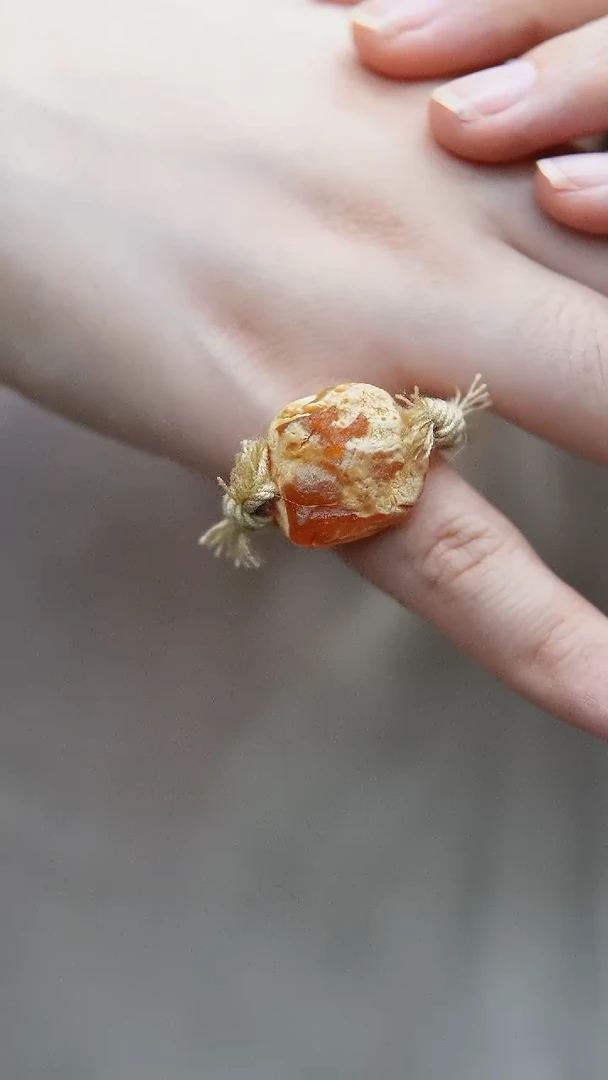 蜜蜡未镶嵌戒指蜜蜡戒指