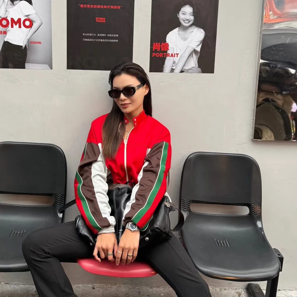 未使用 GUCCI/古驰 古驰Gucci古驰拼色拉链外套