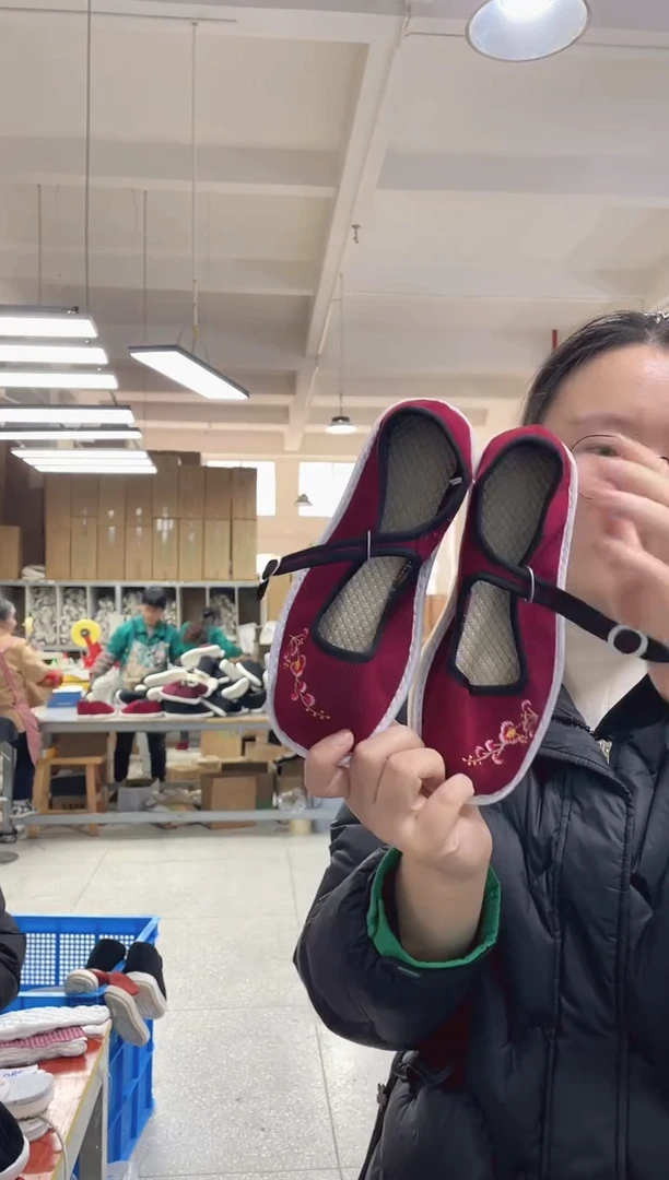 酒红绣花34码280号